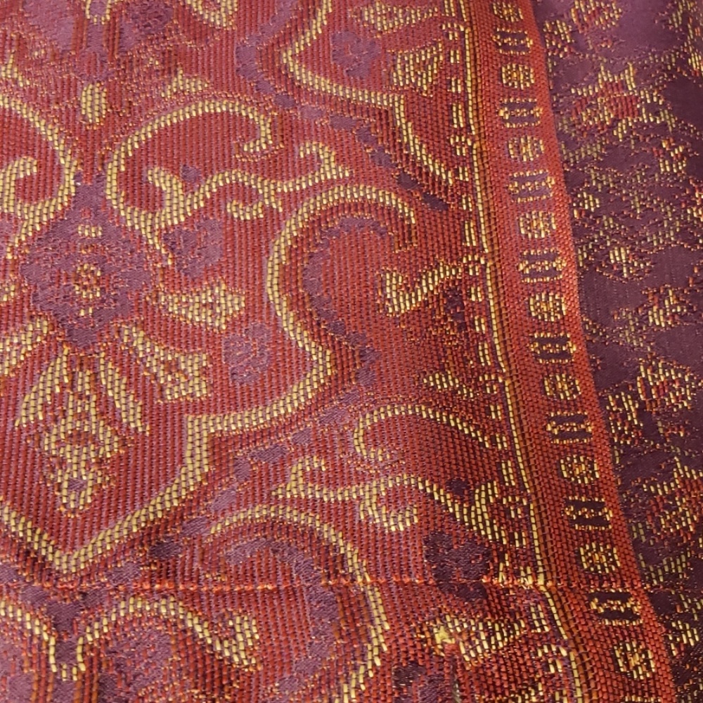 Fabric shower curtain
